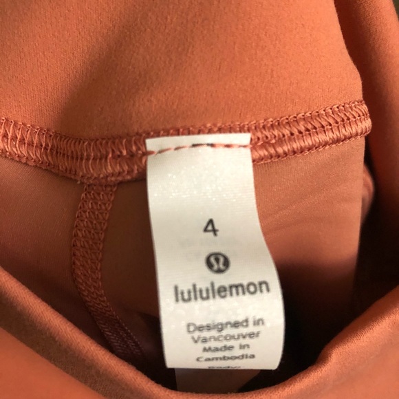 NEW Lululemon Align Crop 21" Cool Rustic Coral - Picture 4 of 11